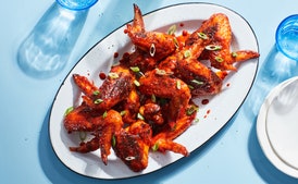 3-Ingredient Korean Grilled Chicken Wings with Scallion