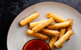 3-Ingredient Smoked Mozzarella Sticks