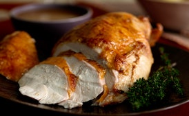 Agave-Glazed Turkey Breast with Sherry Gravy