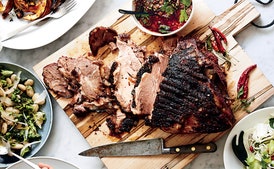 Aleppo Pepper-Roasted Pork with Shallot Vinaigrette