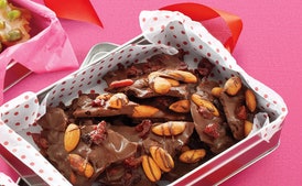 Almond-Cherry Chocolate Bark