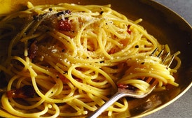 Amatriciana (Guanciale, Tomato, and Pecorino Romano)