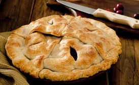 Apple and Dried Cranberry Pie