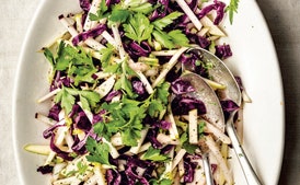 Apple and Kohlrabi Coleslaw