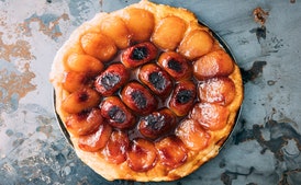 Apple and Persimmon Tarte Tatin