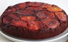 Apple-Molasses Upside-Down Cake