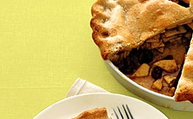 Apple Pie with Whisky-Soaked Cherries