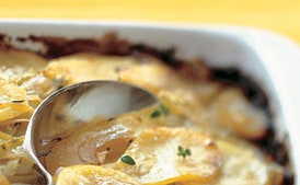 Apple, Potato, and Onion Gratin