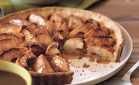 Apple Tart with Caramel Sauce