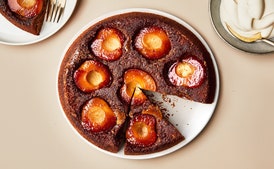 Apple-Walnut Upside-Down Cake