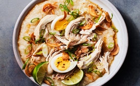 Arroz Caldo (Chicken Rice Porridge)