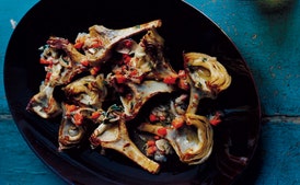 Artichokes Braised in Lemon and Olive Oil