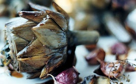 Artichokes Braised with Garlic and Thyme