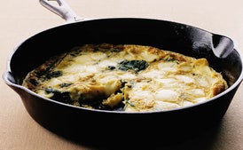 Arugula and Fontina Frittata