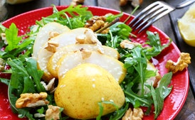 Arugula and Roasted Pear Salad