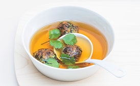 Asian Chicken and Cilantro Meatballs