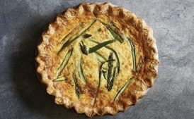 Asparagus and Fontina Quiche