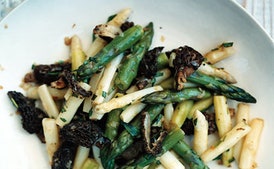 Asparagus with Morels and Tarragon