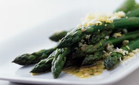 Asparagus with Tarragon Sherry Vinaigrette