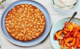 Almond-Apricot Food Processor Cake