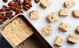 3-Ingredient Maple-Pecan Fudge