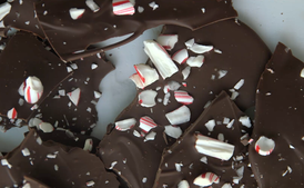 3-Ingredient Dark Chocolate Peppermint Bark