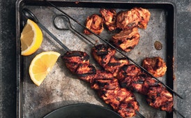 Yogurt-Marinated Chicken Kebabs with Aleppo Pepper