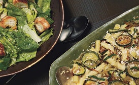 Ziti with Roasted Zucchini