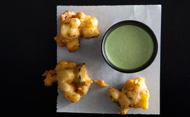 Zucchini Bacon Fritters With Basil-Mayo Dipping Sauce