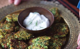 Zucchini Patties with Feta